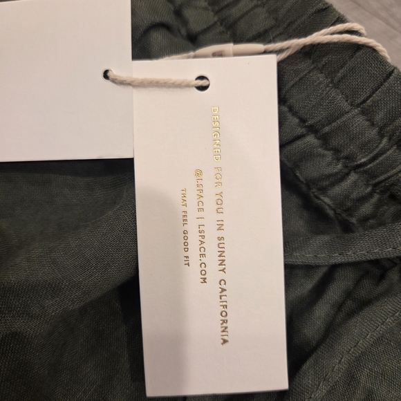 L*Space High Waist Green Shorts - Picture 6 of 8